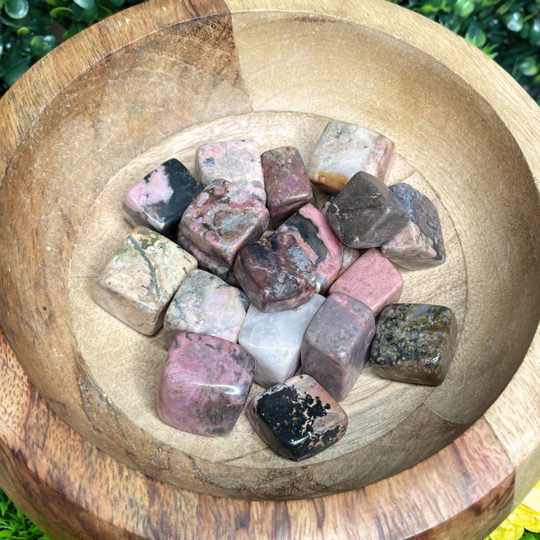 Cube en Rhodonite Australienne