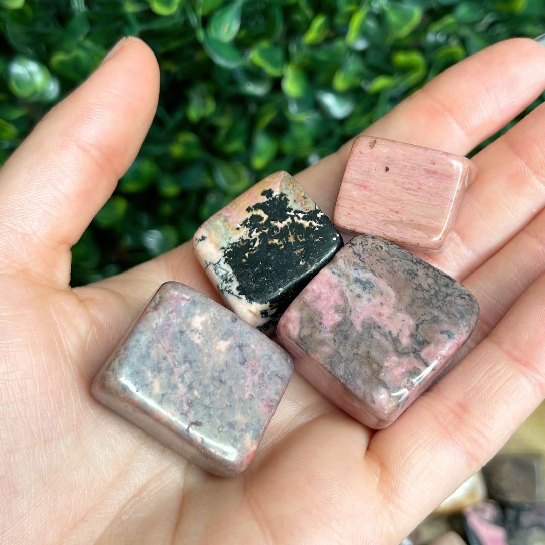 Cube en Rhodonite Australienne