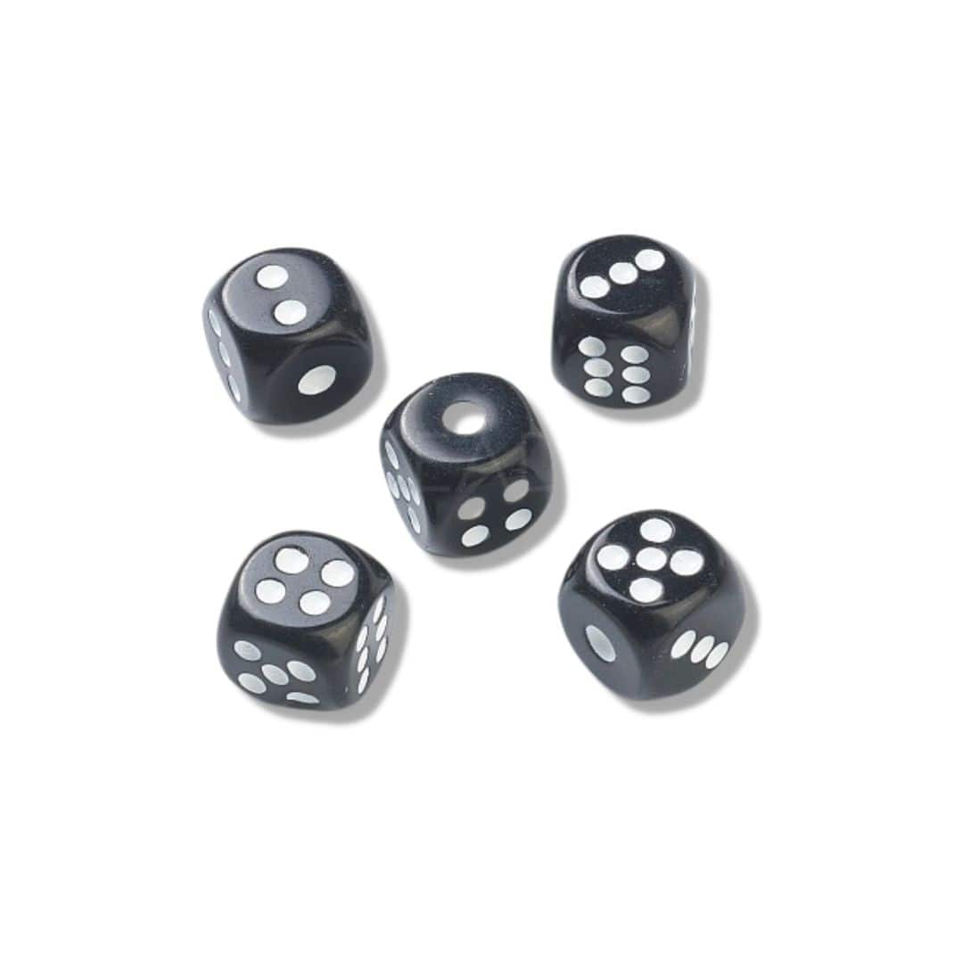 Jeu de Dés Obsidienne