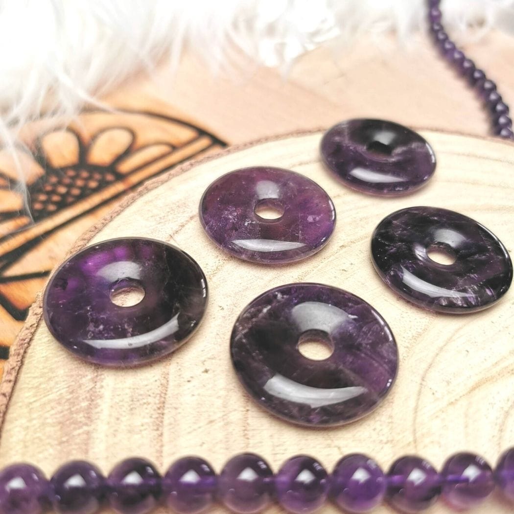 Donuts Améthyste - Breloques et pendentifs