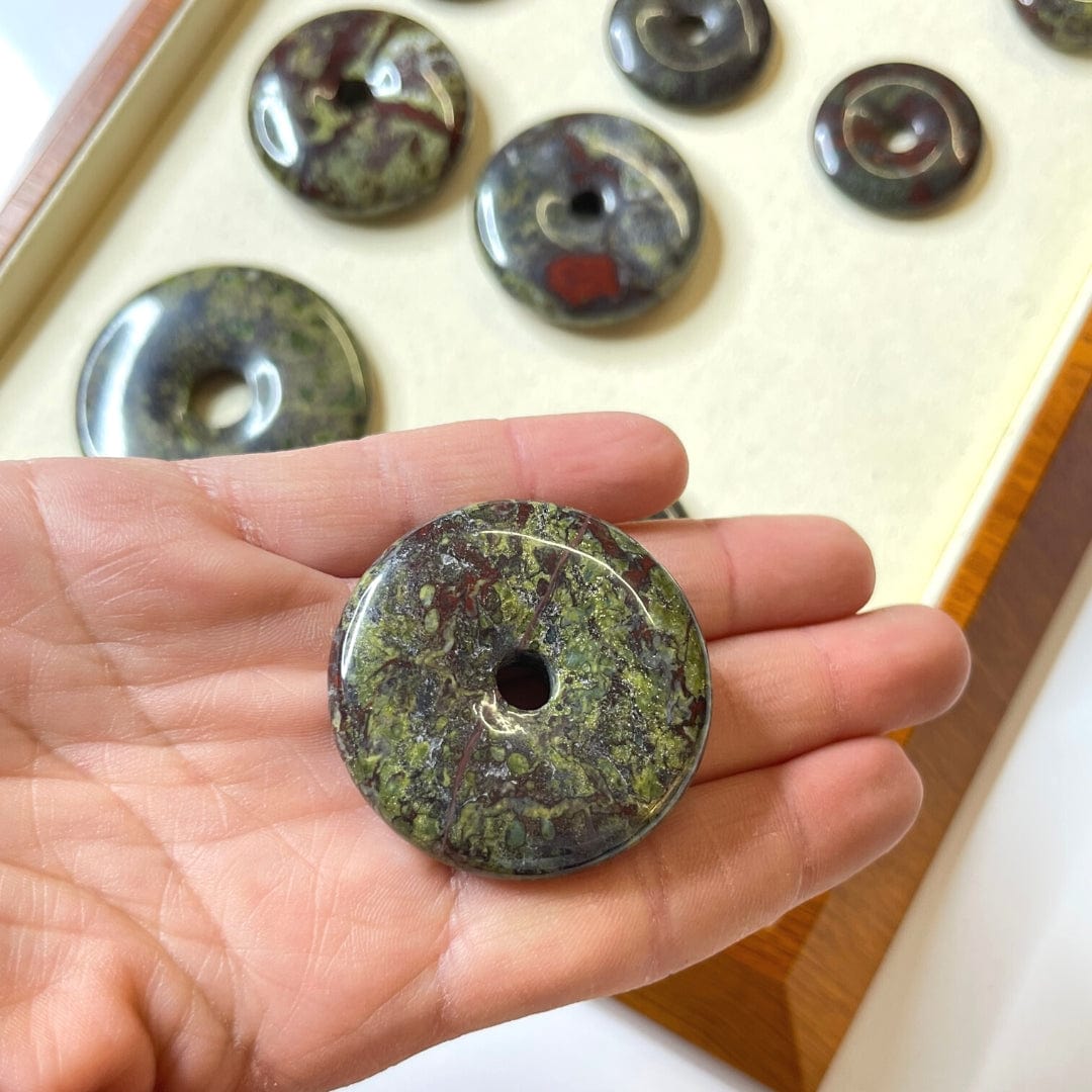 Donuts Jaspe Sang de Dragon 40mm