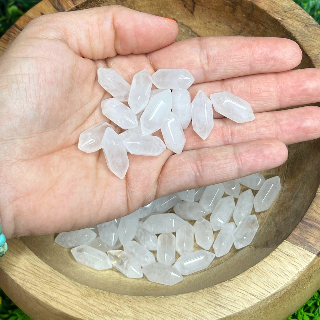 Double pointe Cristal de roche