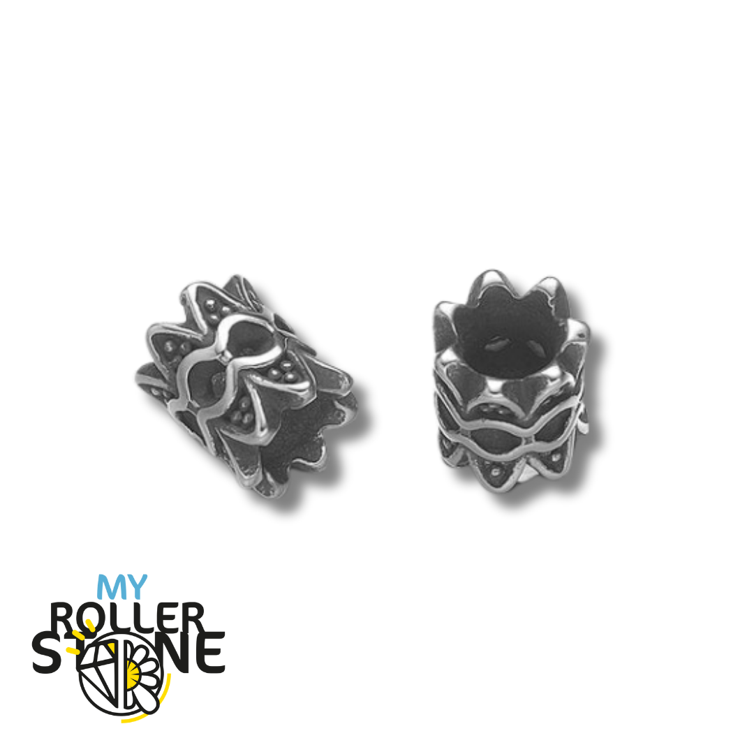 Entretoise Grand Trou Acier Inoxydable - Perles