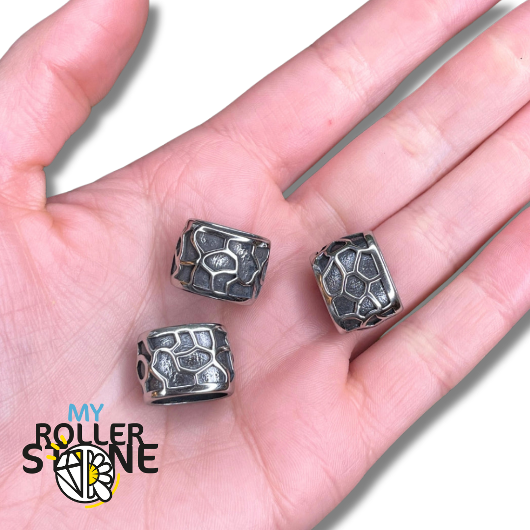 Entretoise Ovale Argent Antique - Accessoires pour bijoux