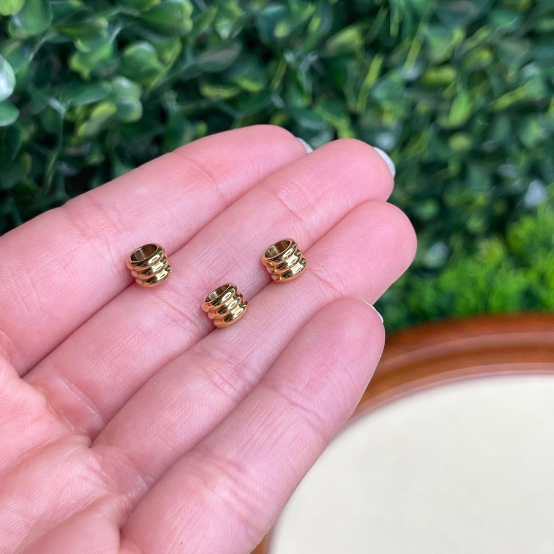 Entretoise Spirale Dorée Plaqué Or