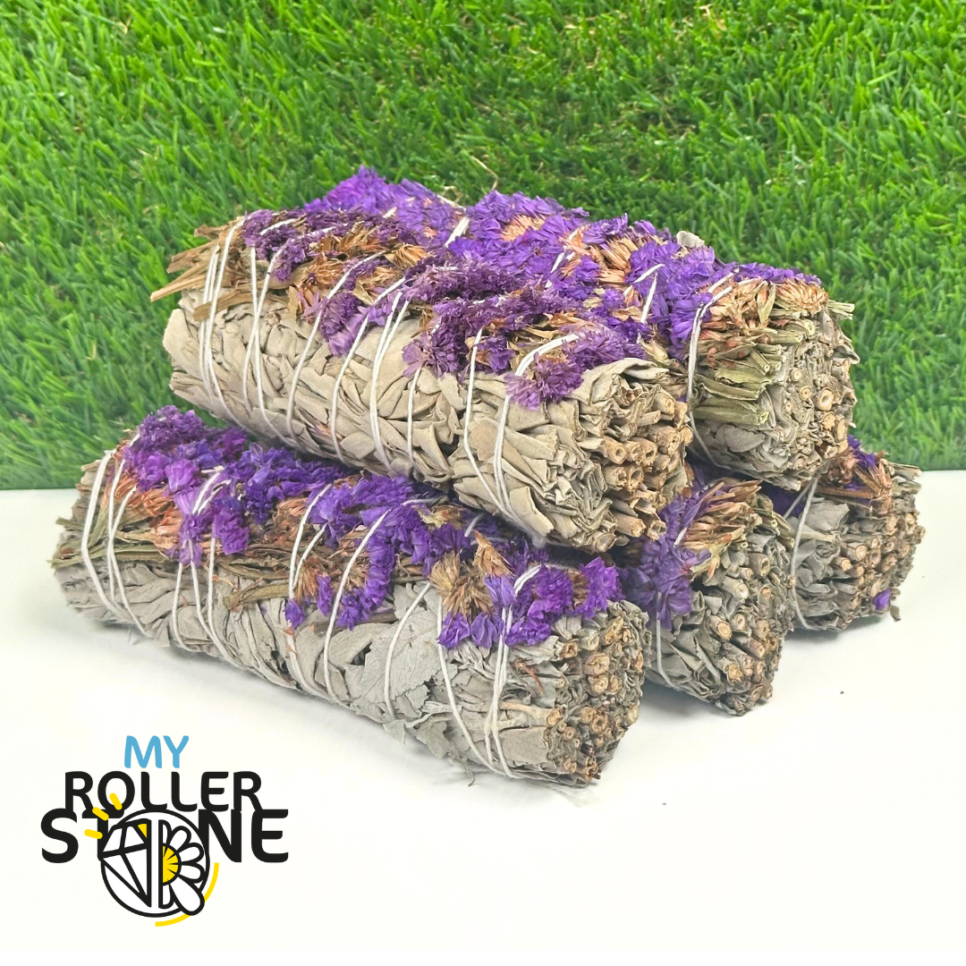 Fagot de sauge blanche et sinuata violette