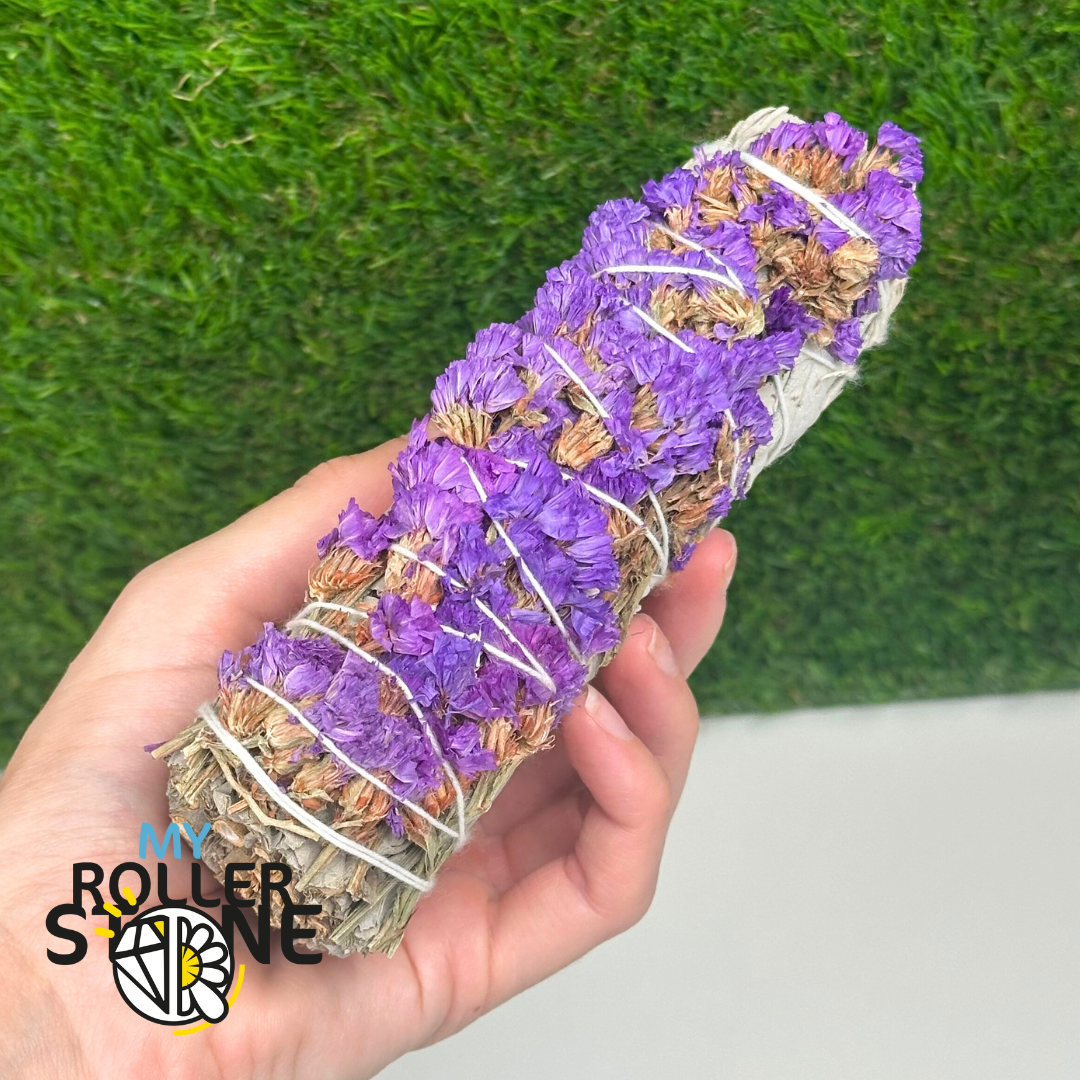 Fagot de sauge blanche et sinuata violette