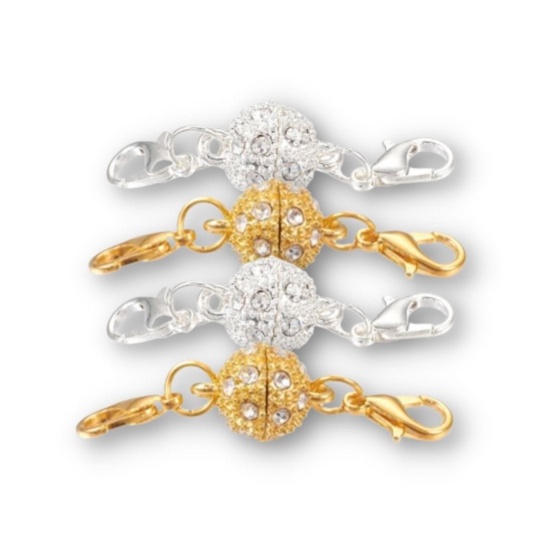 Fermoirs magnétiques avec strass