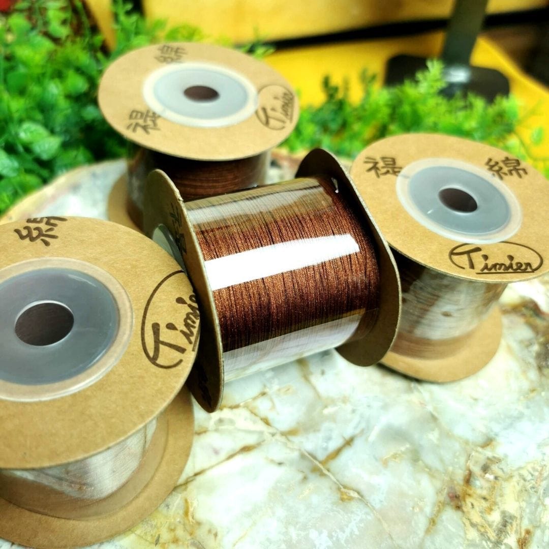 fil nylon brun