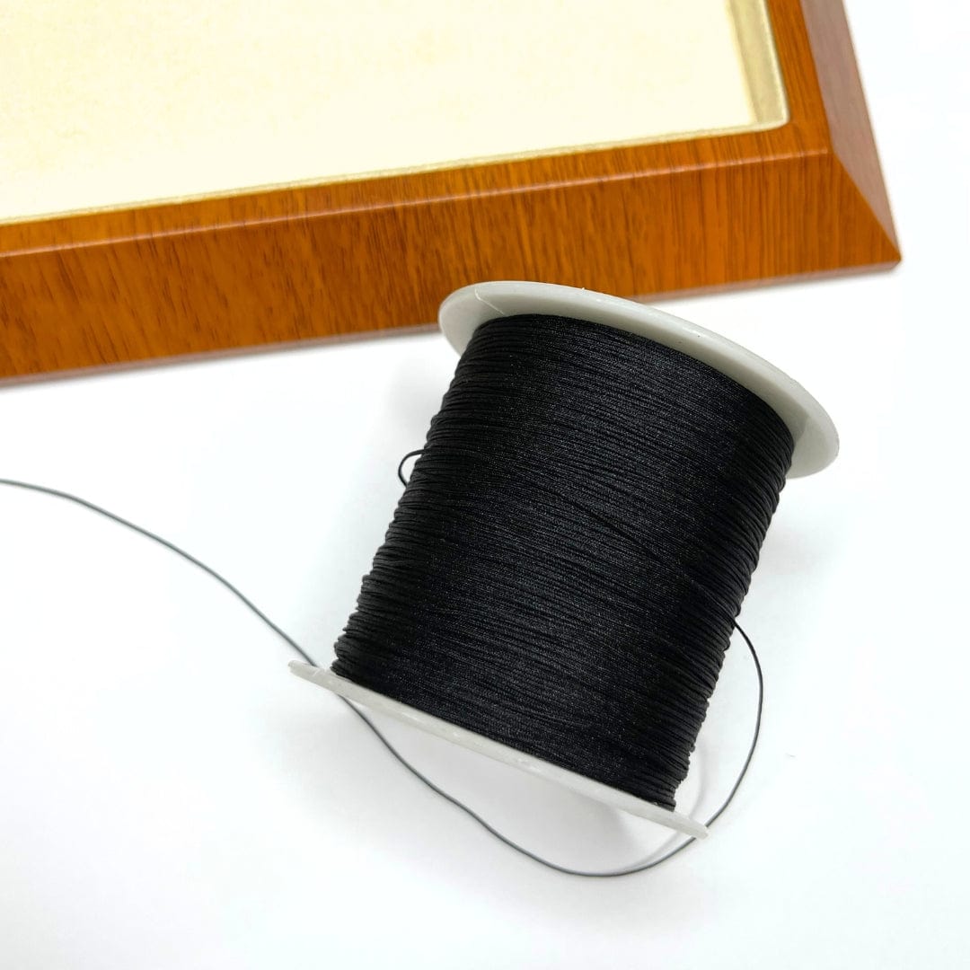 Fil pour collier noir