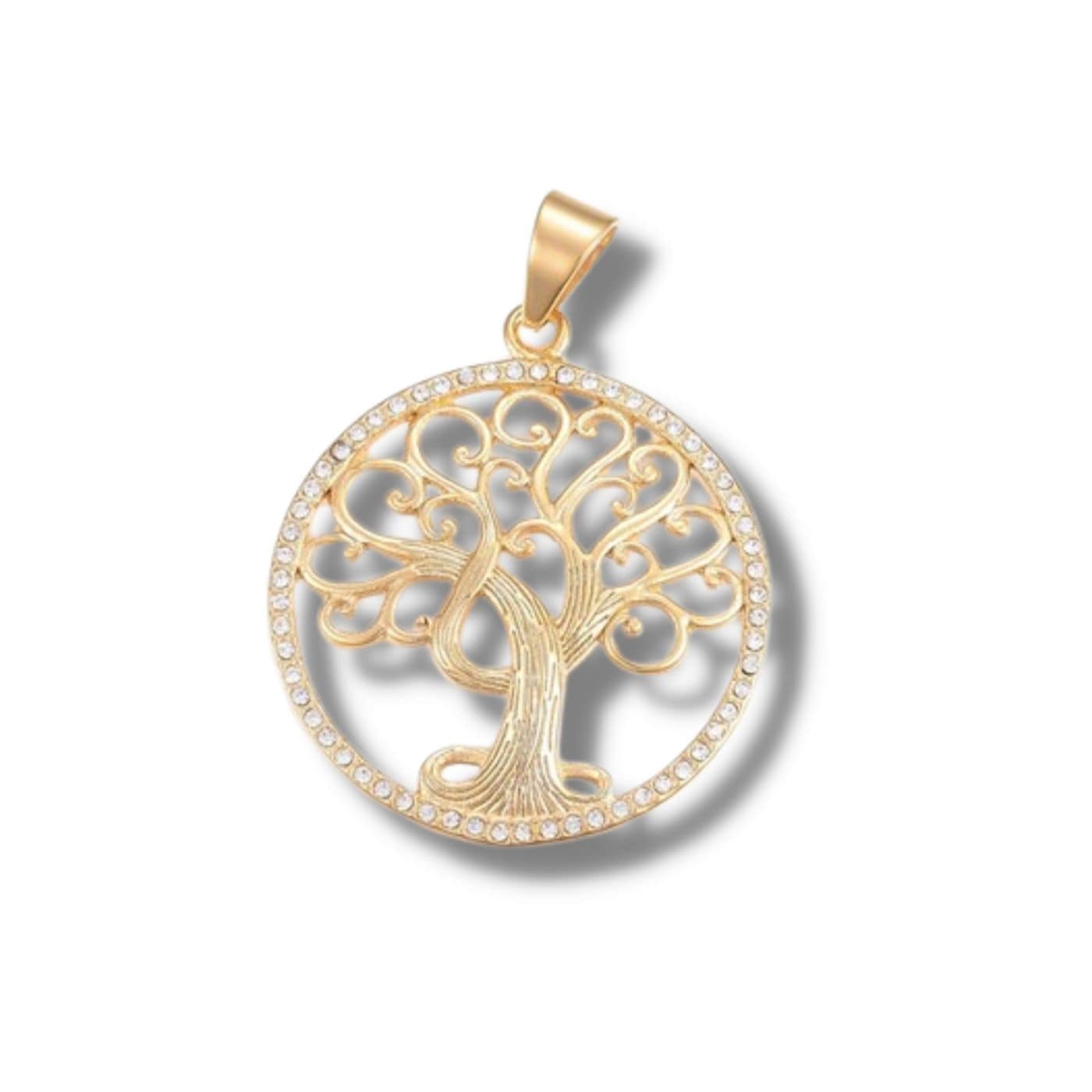 Grand Pendentif Or Arbre de vie - Breloques et pendentifs