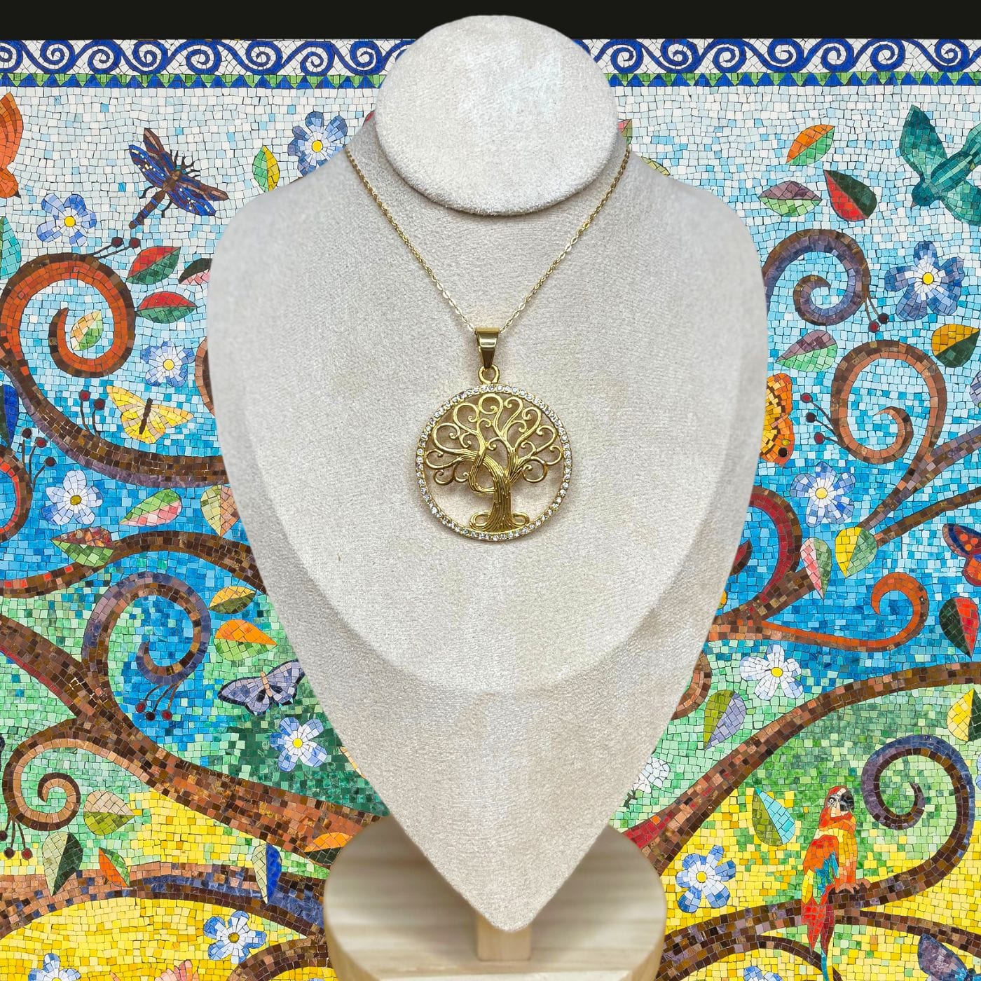 Grand Pendentif Or Arbre de vie - Breloques et pendentifs