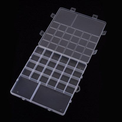 Grand Stockage de perles 24 compartiments - Rangements pour loisirs créatifs