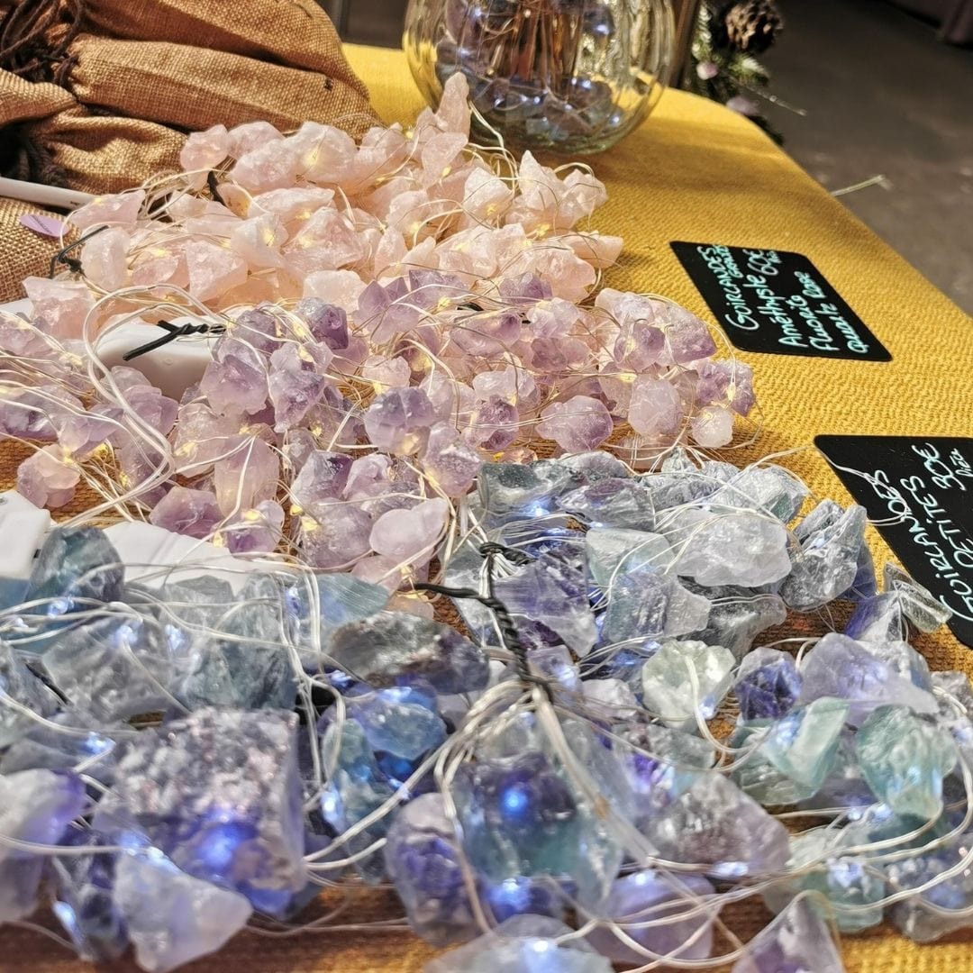 Guirlande quartz rose