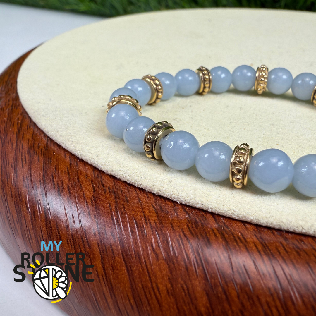 Perle d'espacement rondelle cloutée