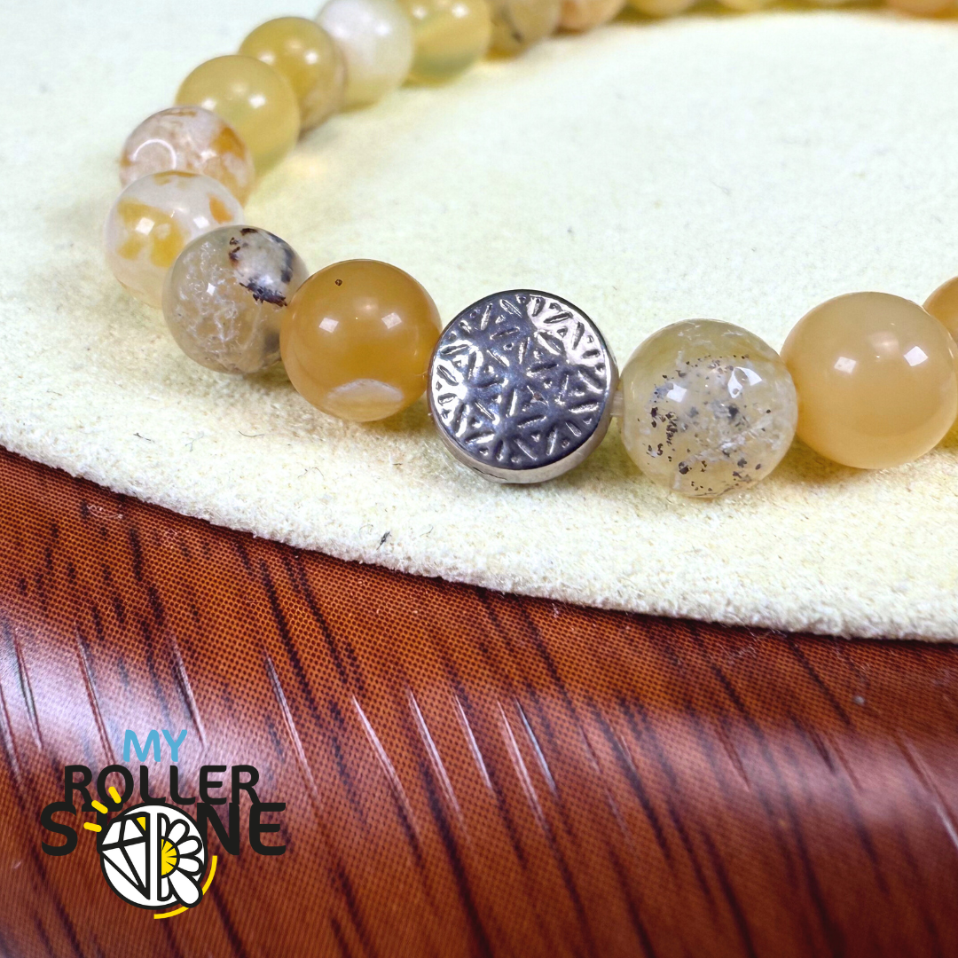 Perle Fleur de vie en Acier inoxydable (deux tailles)