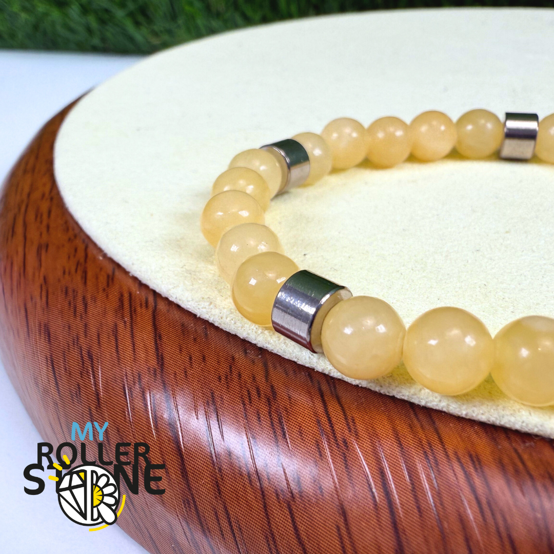 Perle d'espacement ronde plate