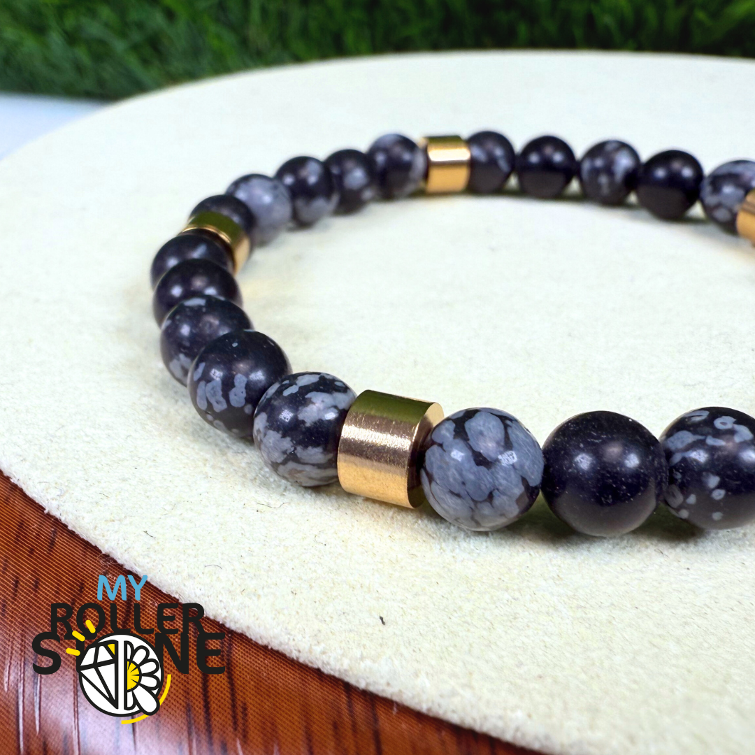 Perle d'espacement ronde plate