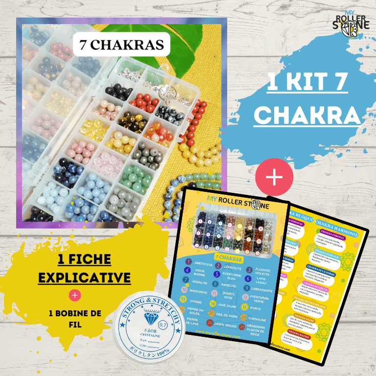 Kit bracelet 7 chakras
