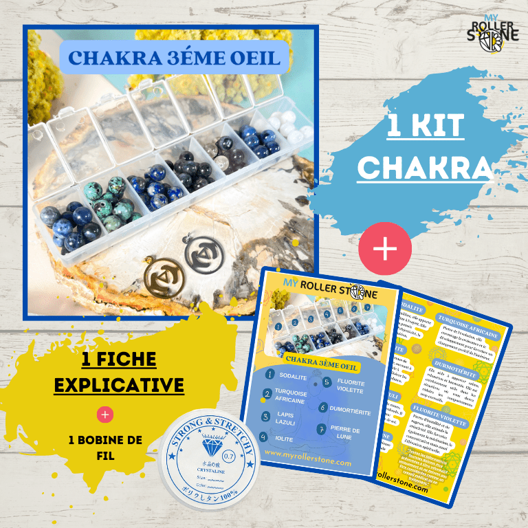 Kit perle chakra 3ème Oeil - Kits de fabrication de bijoux