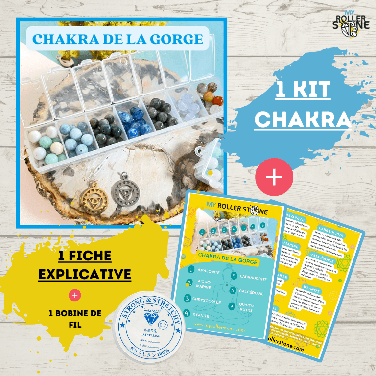 Kit perle chakra Gorge - Kits de fabrication de bijoux