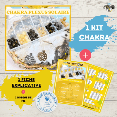 Kit perle chakra Plexus solaire - Kits de fabrication de bijoux
