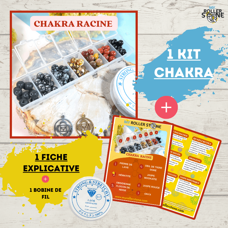 Kit perle chakra Racine - Kits de fabrication de bijoux
