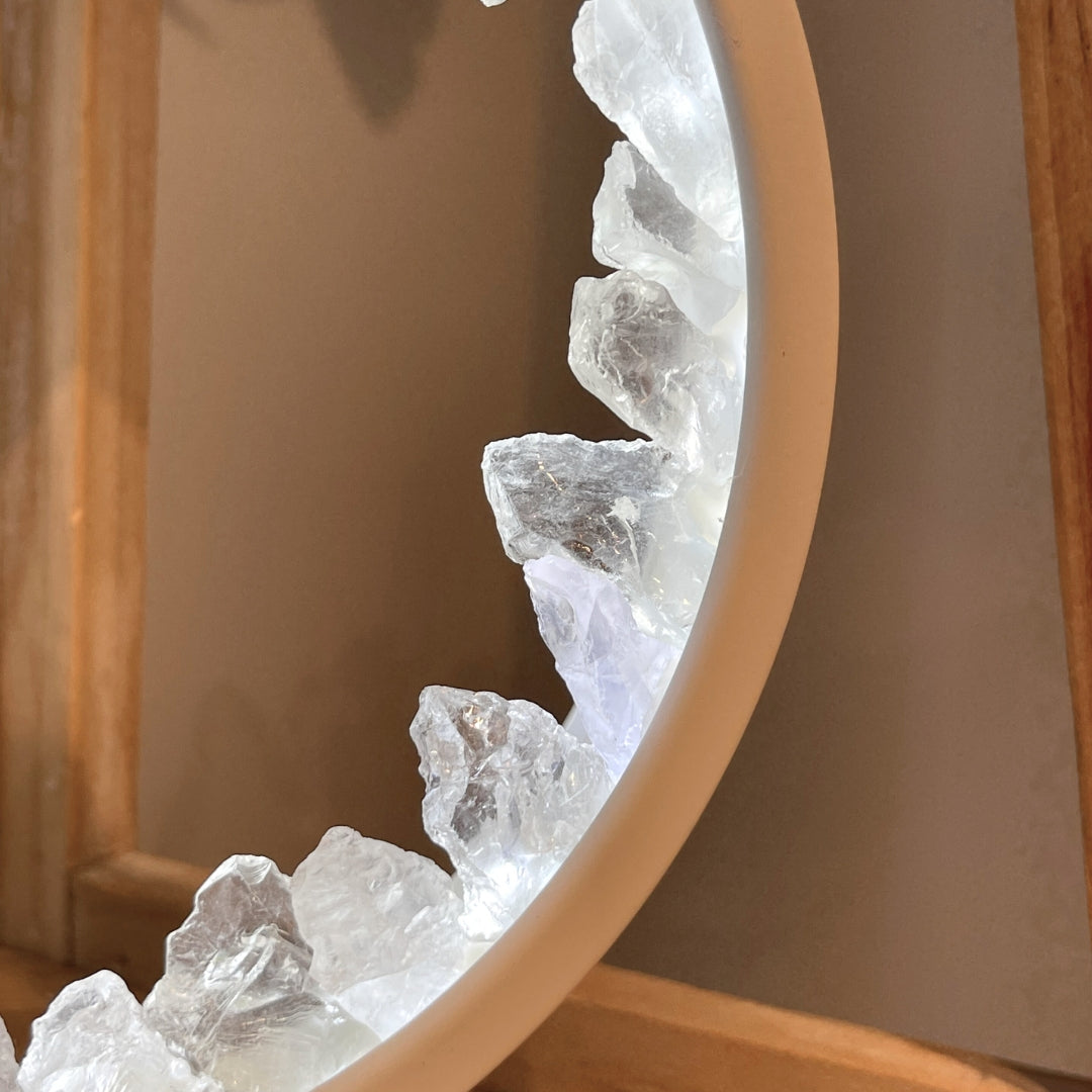 Lampe Pierre Cristal de Roche