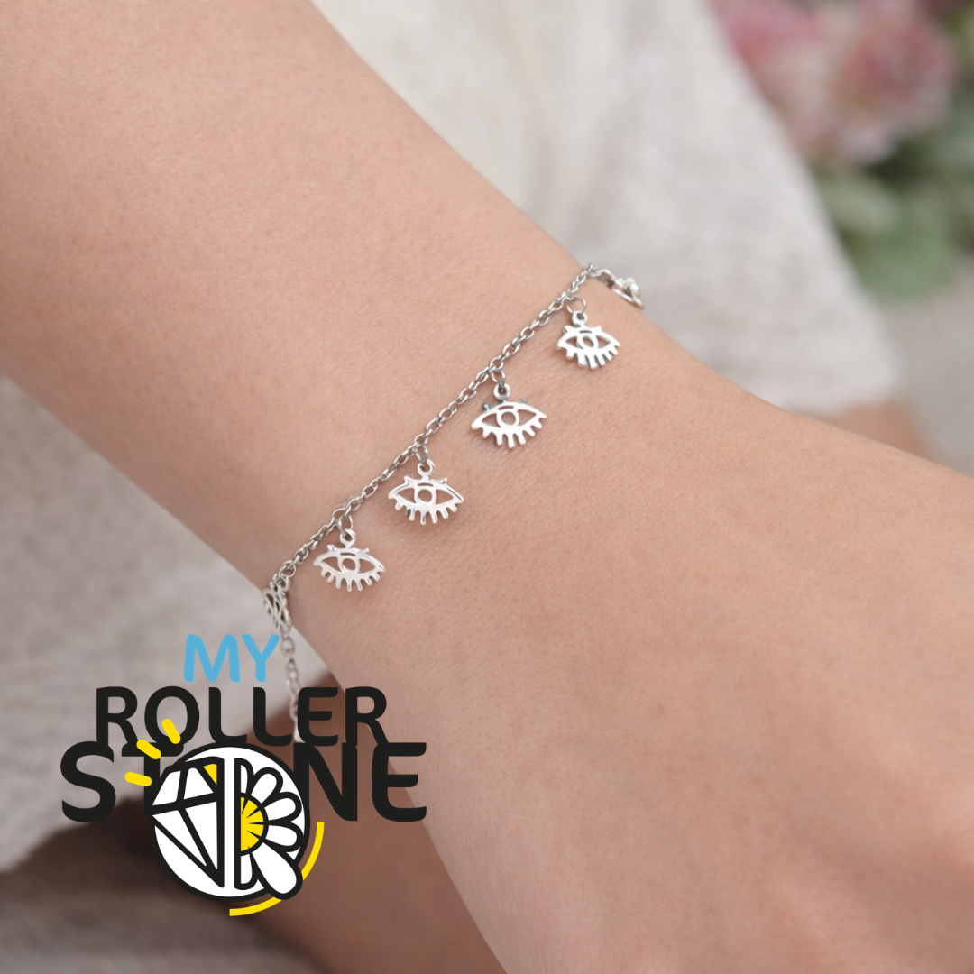 Orecchini a perno in argento sterling 925 con intarsio di