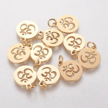 Om Argent et Or - Breloques et pendentifs