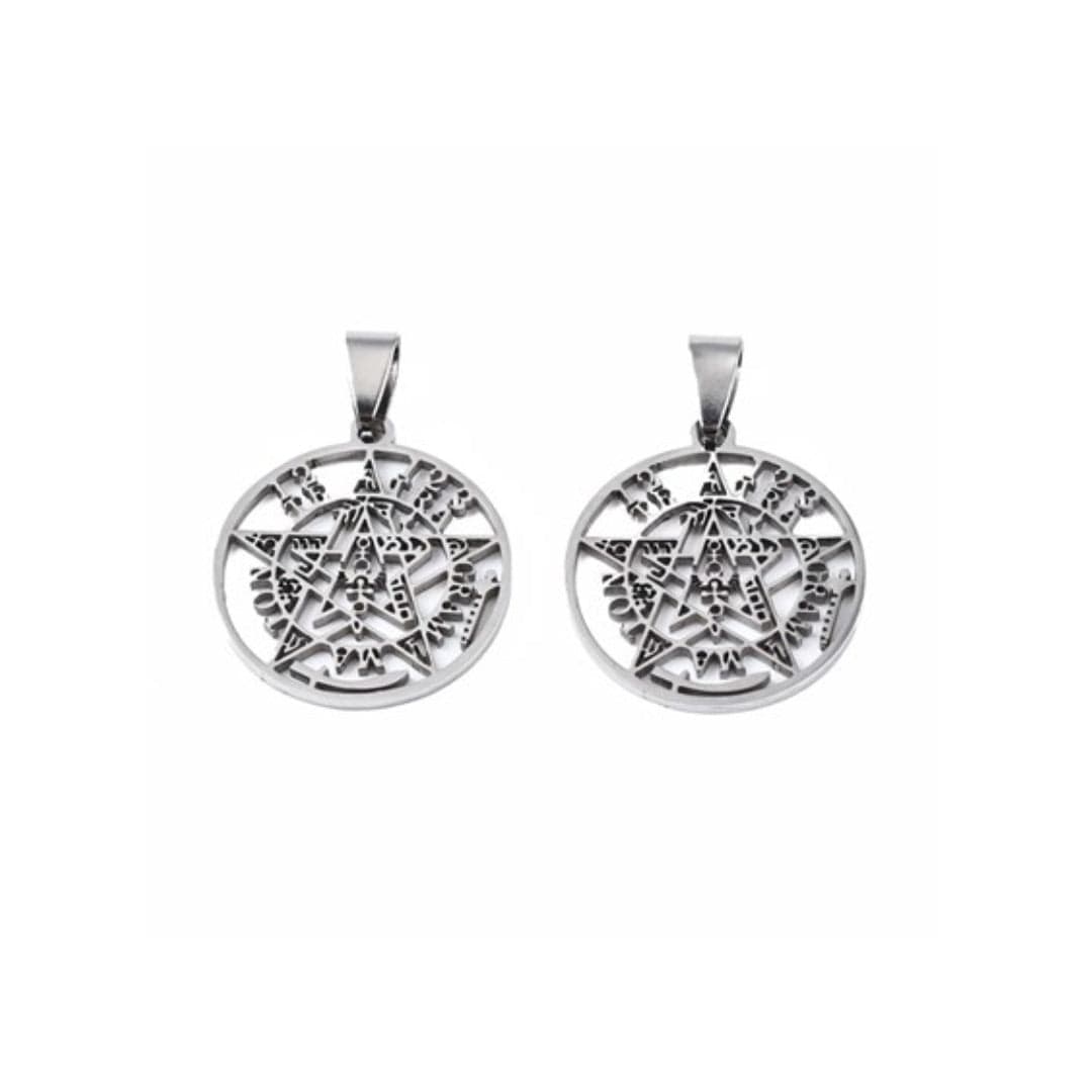 Pendentif Acier Inoxydable Wiccan - Breloques et pendentifs