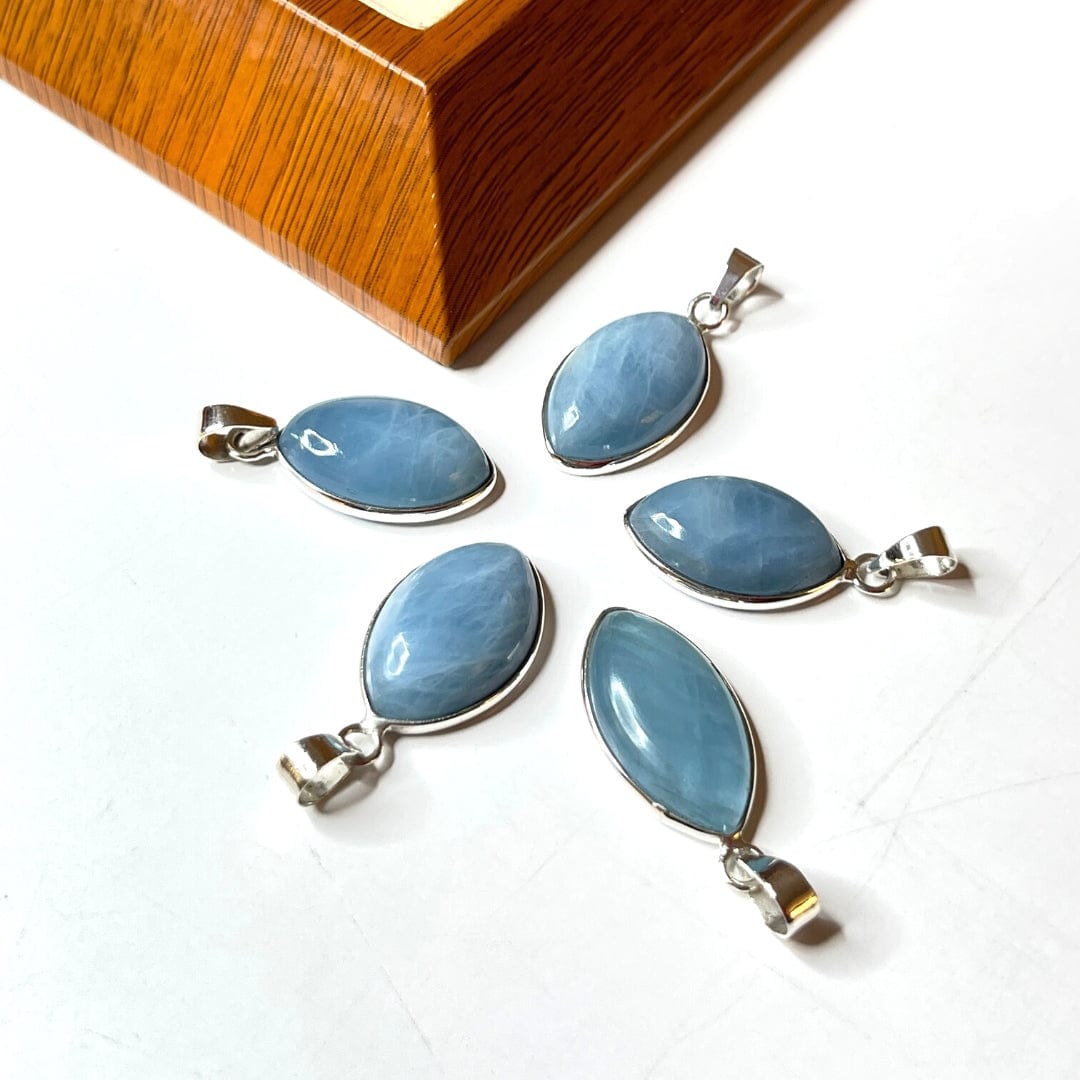 Pendentif Aigue-Marine Argent 925