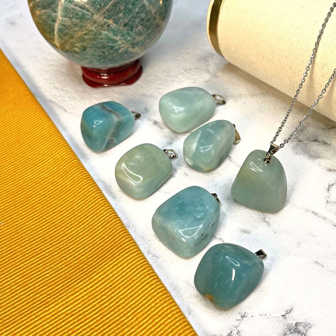 Pendentif amazonite