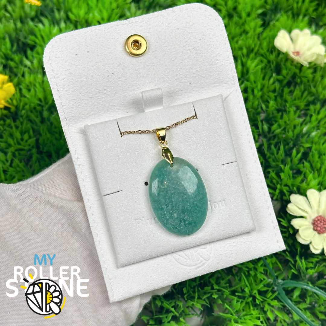 Pendentif Amazonite Brésil 5A
