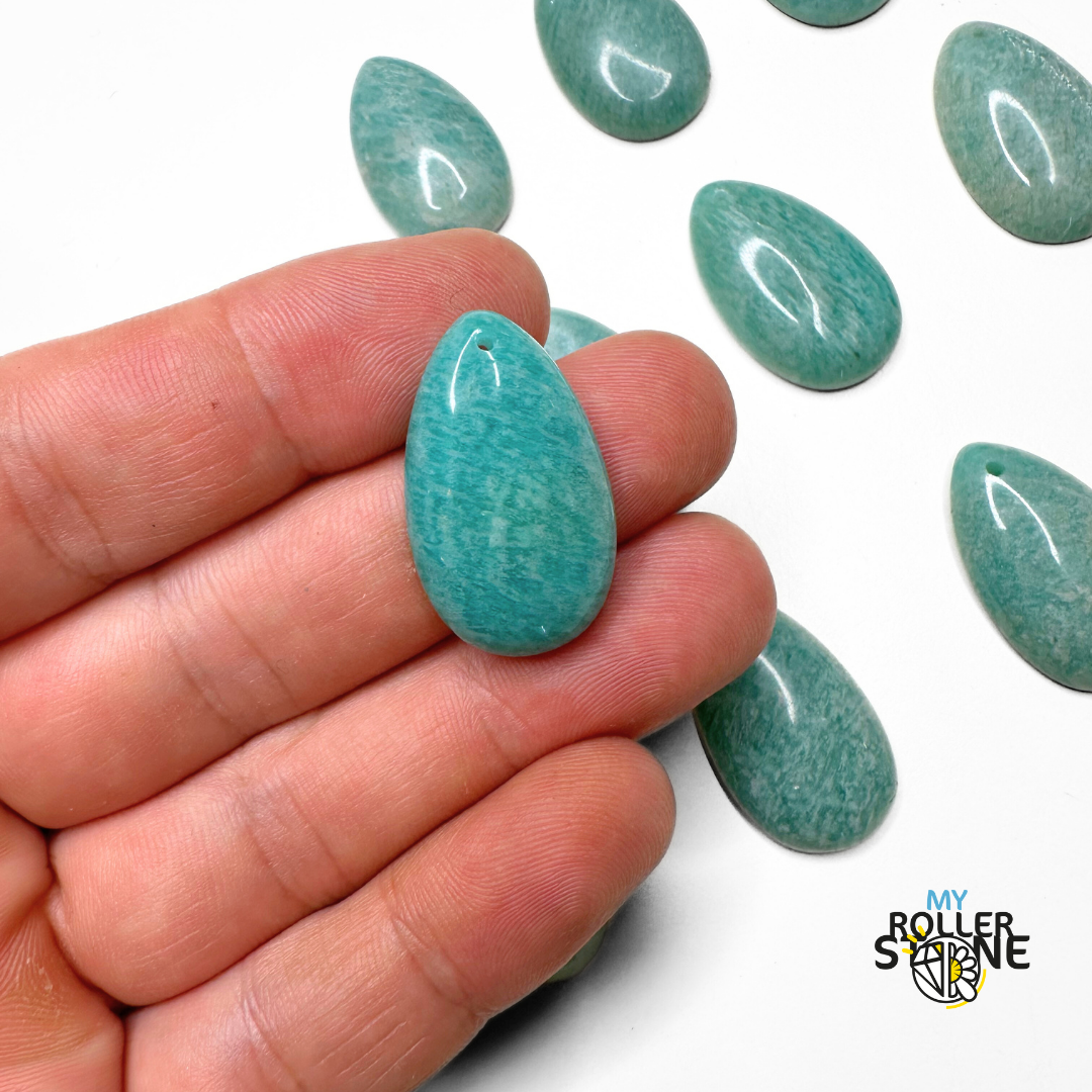 Pendentif Amazonite du Brésil - Perles