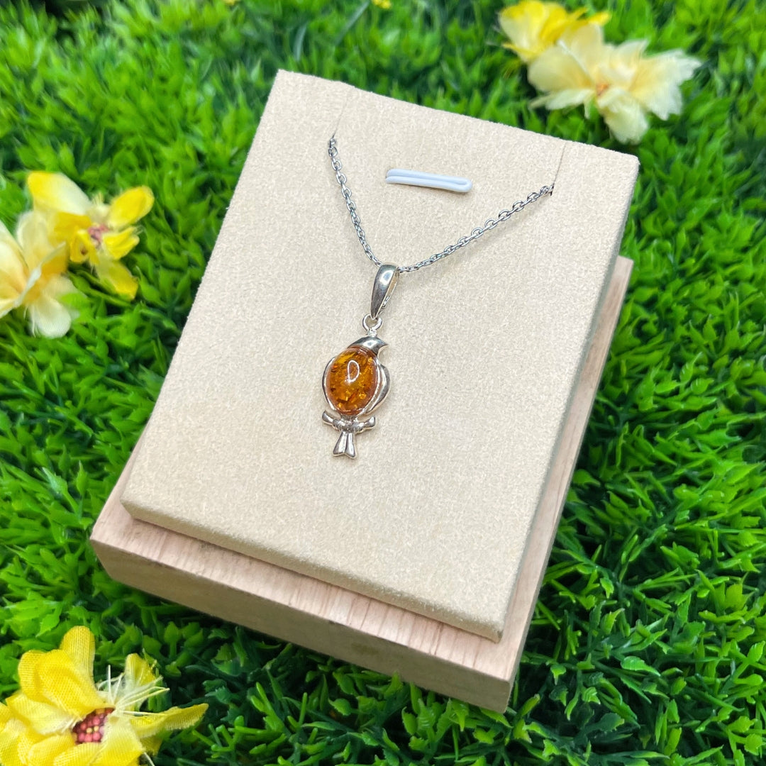 Pendentif Ambre Faucon