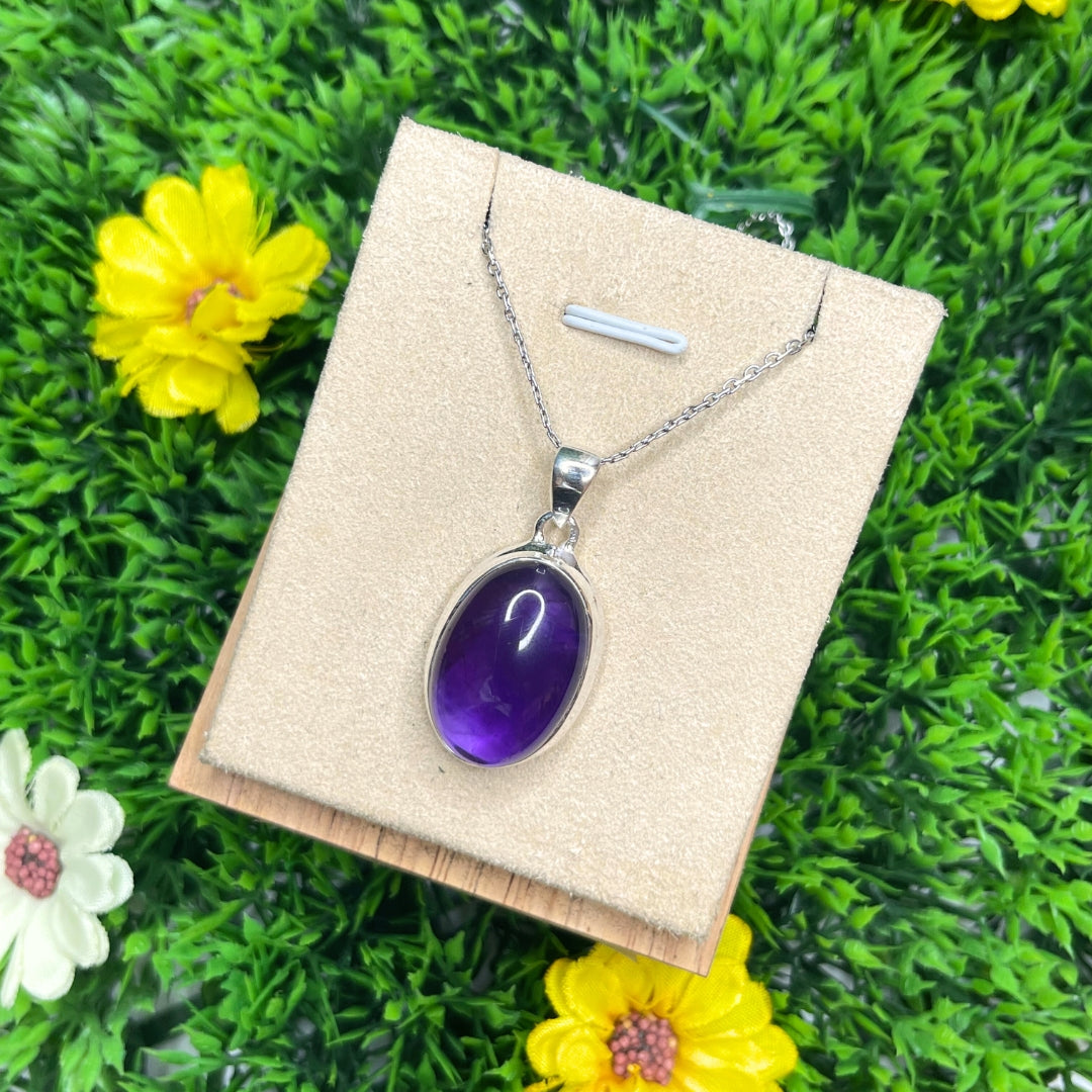 Pendentif Améthyste Argent #18