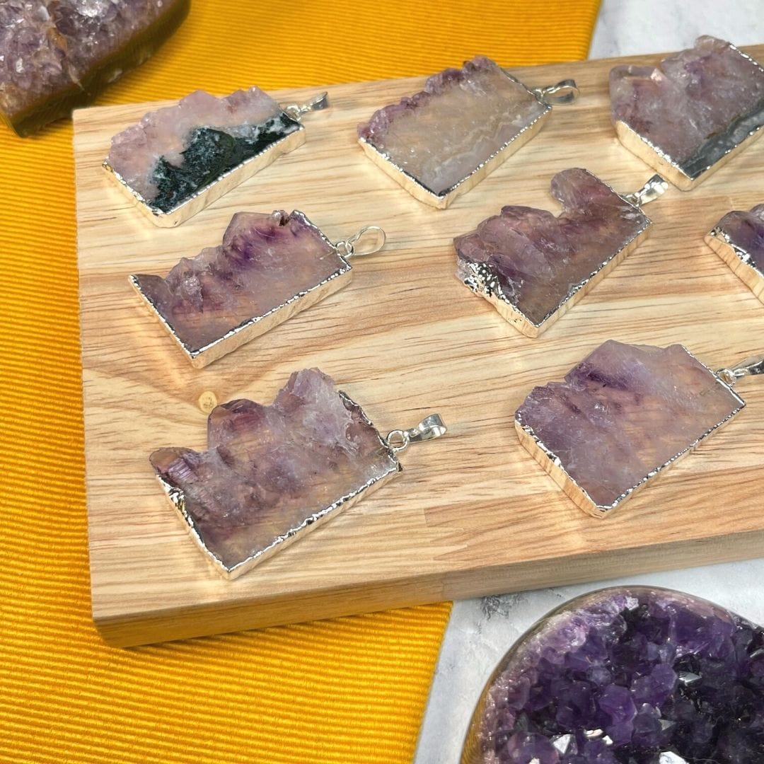 Pendentif Améthyste druse