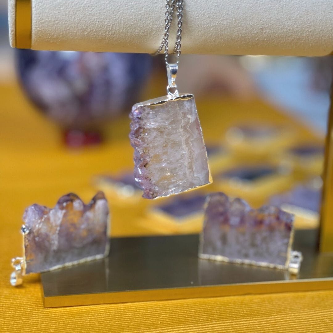 Pendentif Améthyste druse
