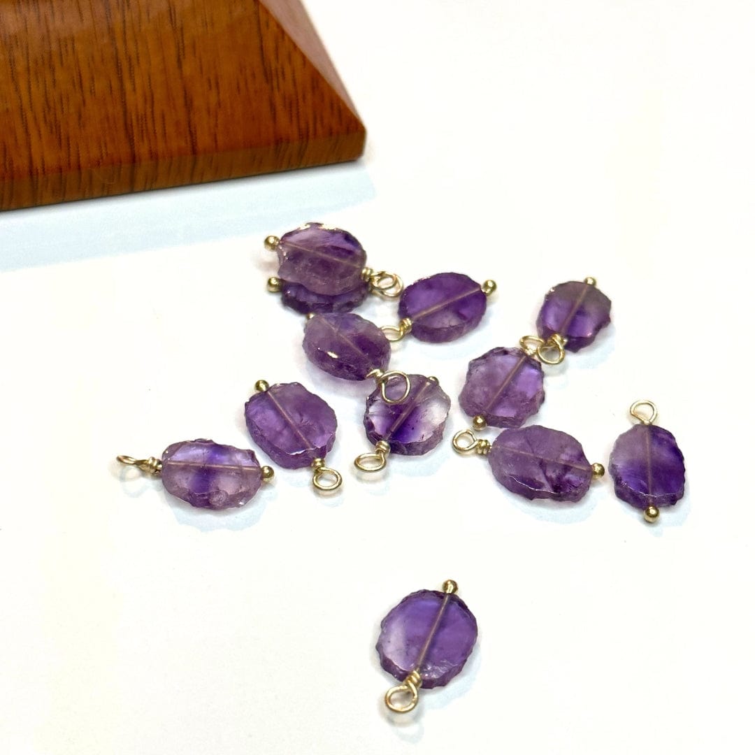 Pendentif Améthyste Plaqué Or