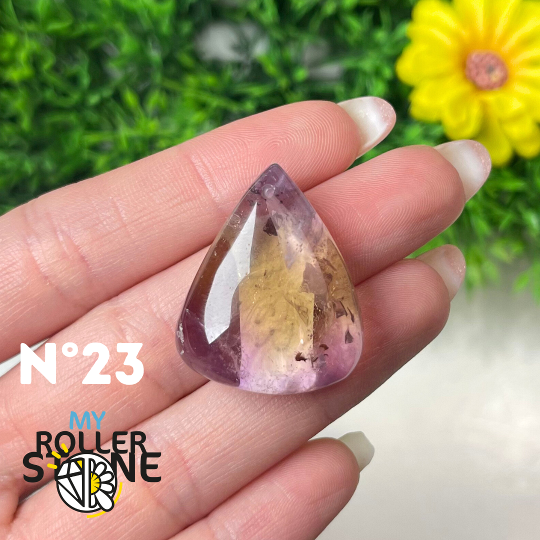 Pendentif Amétrine 5A percé - 23