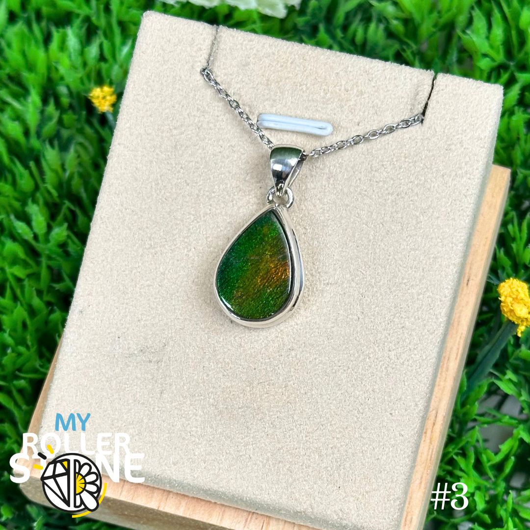 Pendentif Ammolite Argent #3