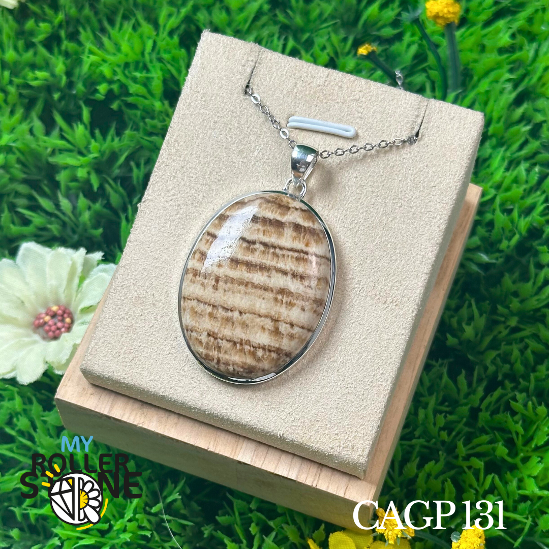 Pendentif Aragonite candy #CAGP 131