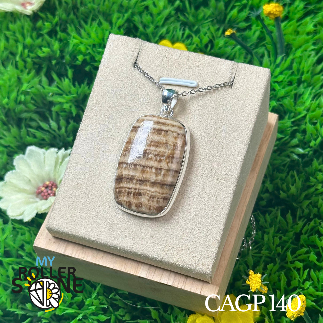 Pendentif Aragonite candy #CAGP 140