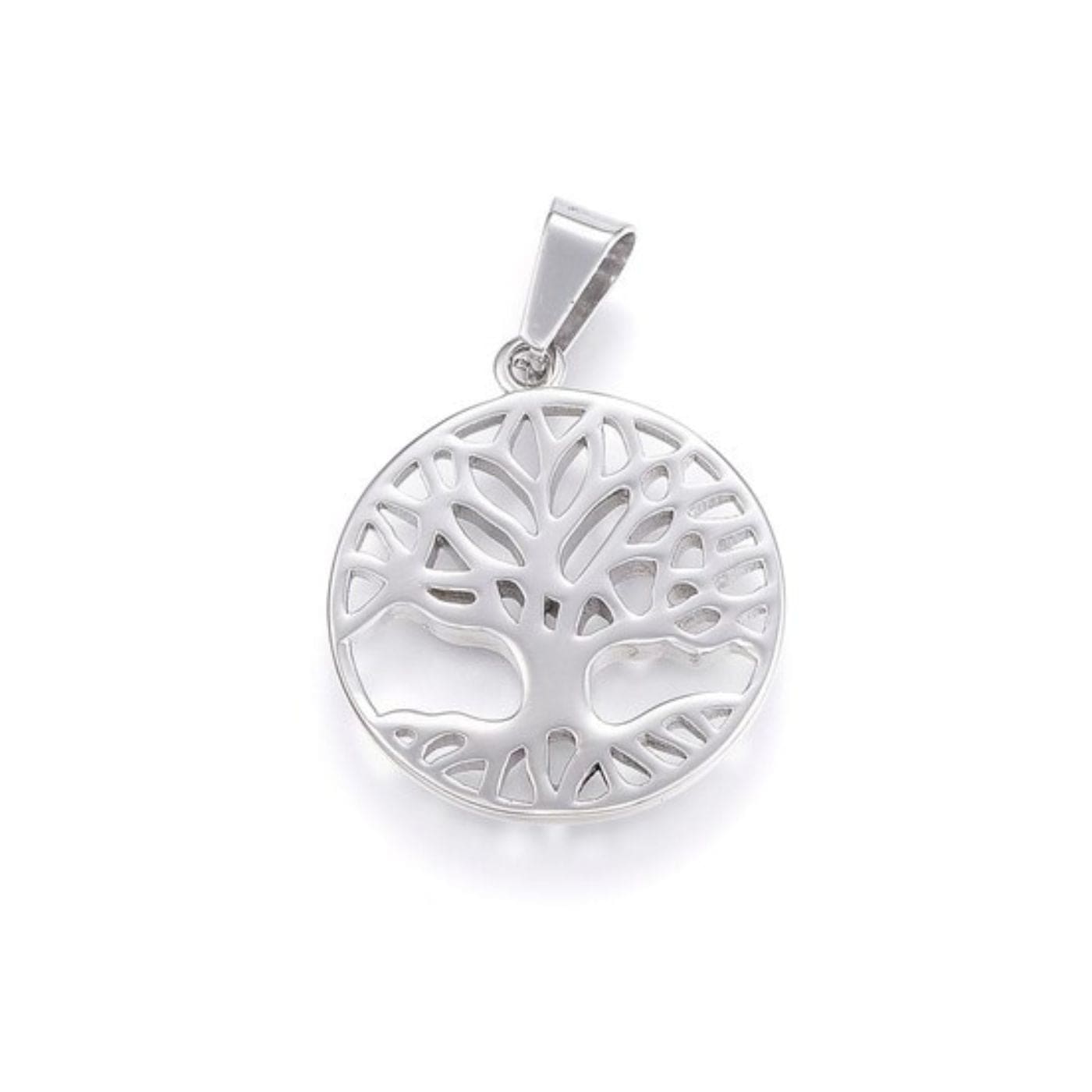 Pendentif Arbre de vie Acier - Breloques et pendentifs