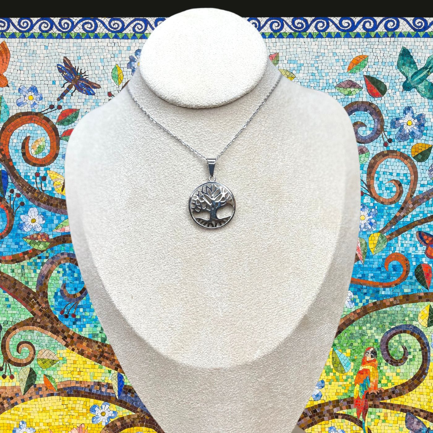 Pendentif Arbre de vie Acier - Breloques et pendentifs