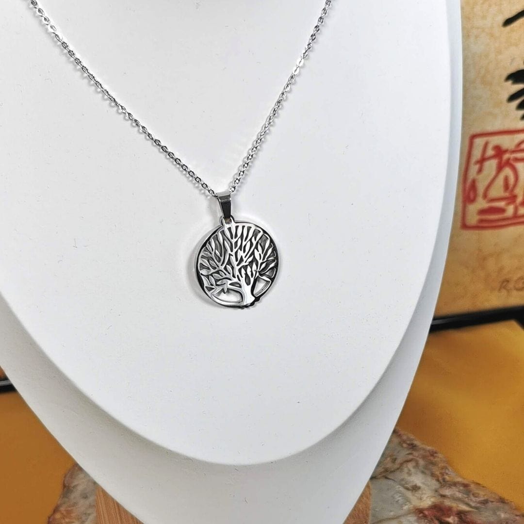 Pendentif arbre de vie argent - Colliers