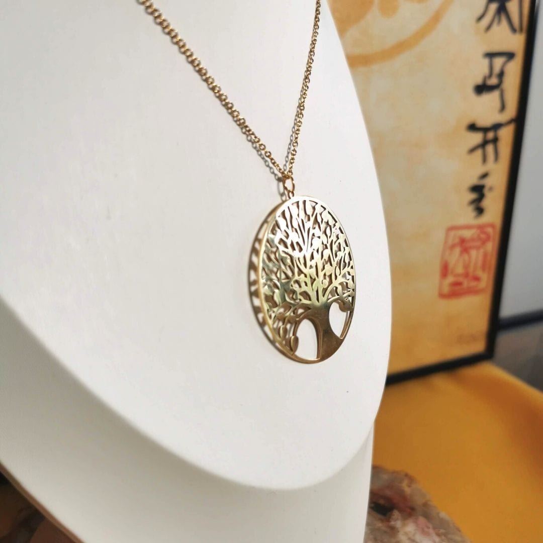 Pendentif arbre de vie or - Breloques et pendentifs