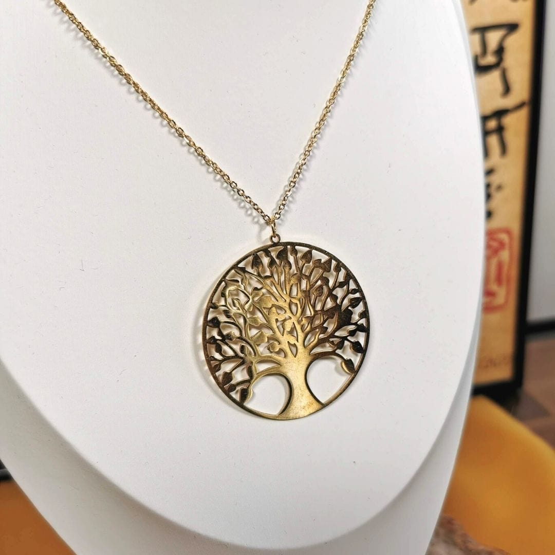 Pendentif arbre de vie or - Breloques et pendentifs