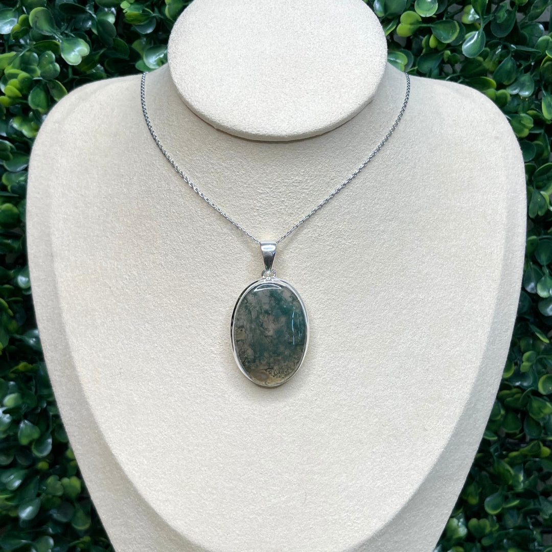 Pendentif Argent Agate #1